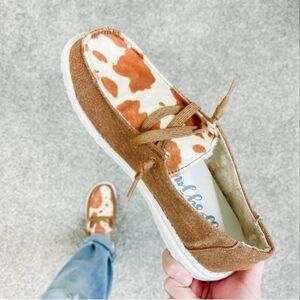 Brown and White Casual Shoes